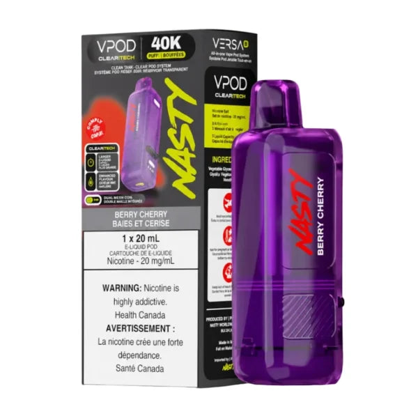 Versa X 20ml VPOD by Nasty Berry Cherry