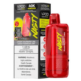 Versa X 20ml VPOD by Nasty Cherry Raspberry Lime