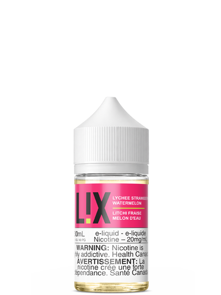 LIX Salts 30ml Lychee Strawberry Watermelon