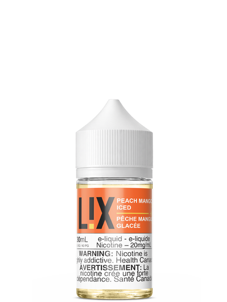 LIX Salts 30ml Peach Mango Iced