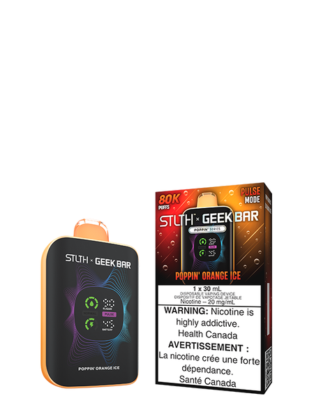 Stlth x Geek Bar Poppin' Orange Ice 80k