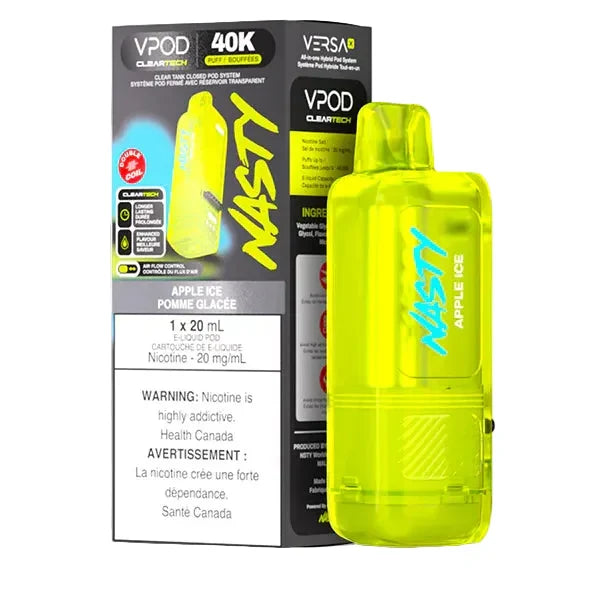 Versa X 20ml VPOD by Nasty Apple Ice