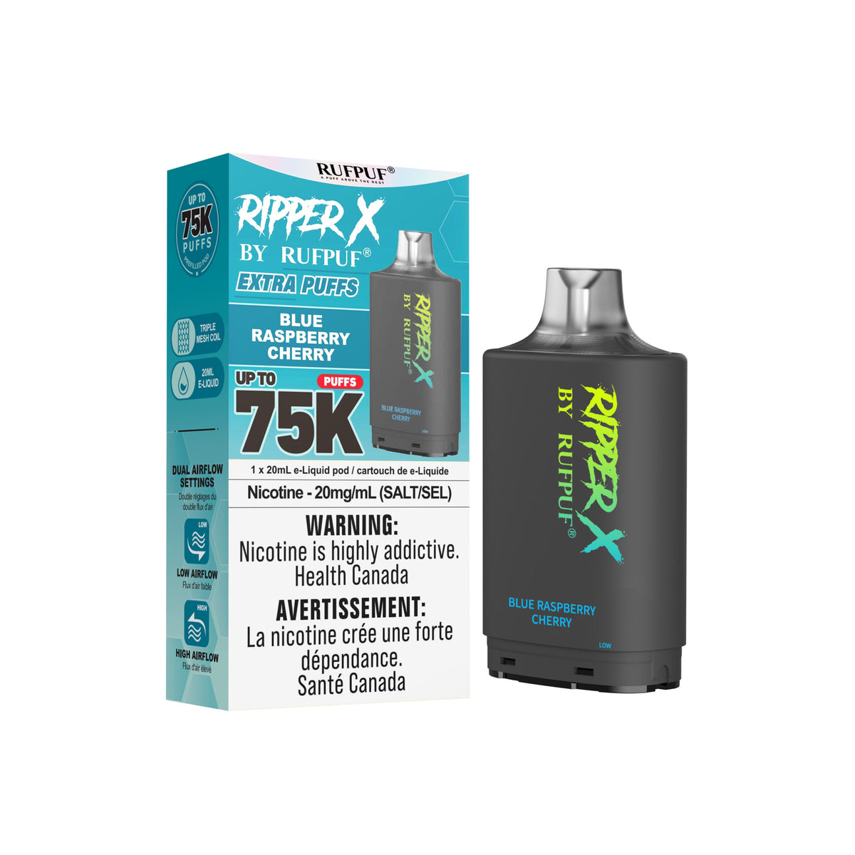 Ripper X Blue Raspberry Cherry 75k