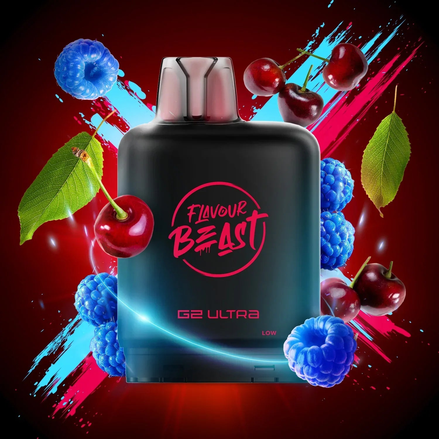 Flavour Beast Level X 50k Blue Raspberry Cherry