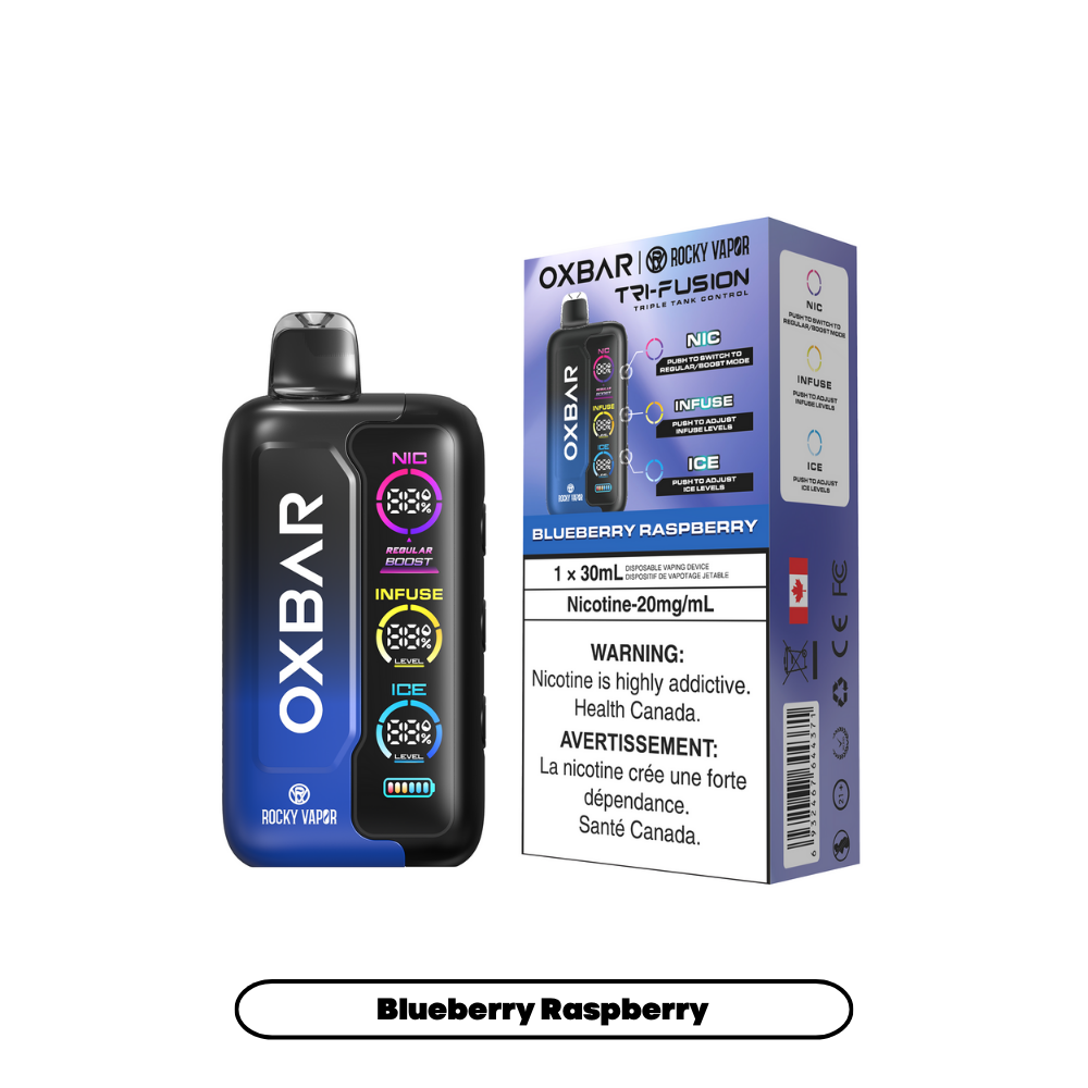 Oxbar Tri-Fusion Blueberry Raspberry 60k