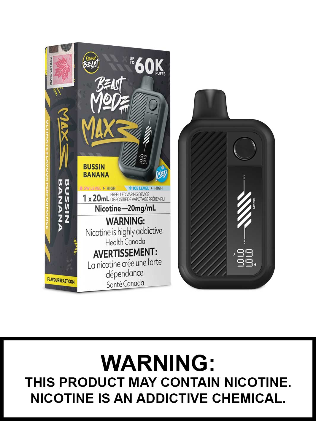 Flavour Beast Beast Mode Max 3 60k Bussin Banana