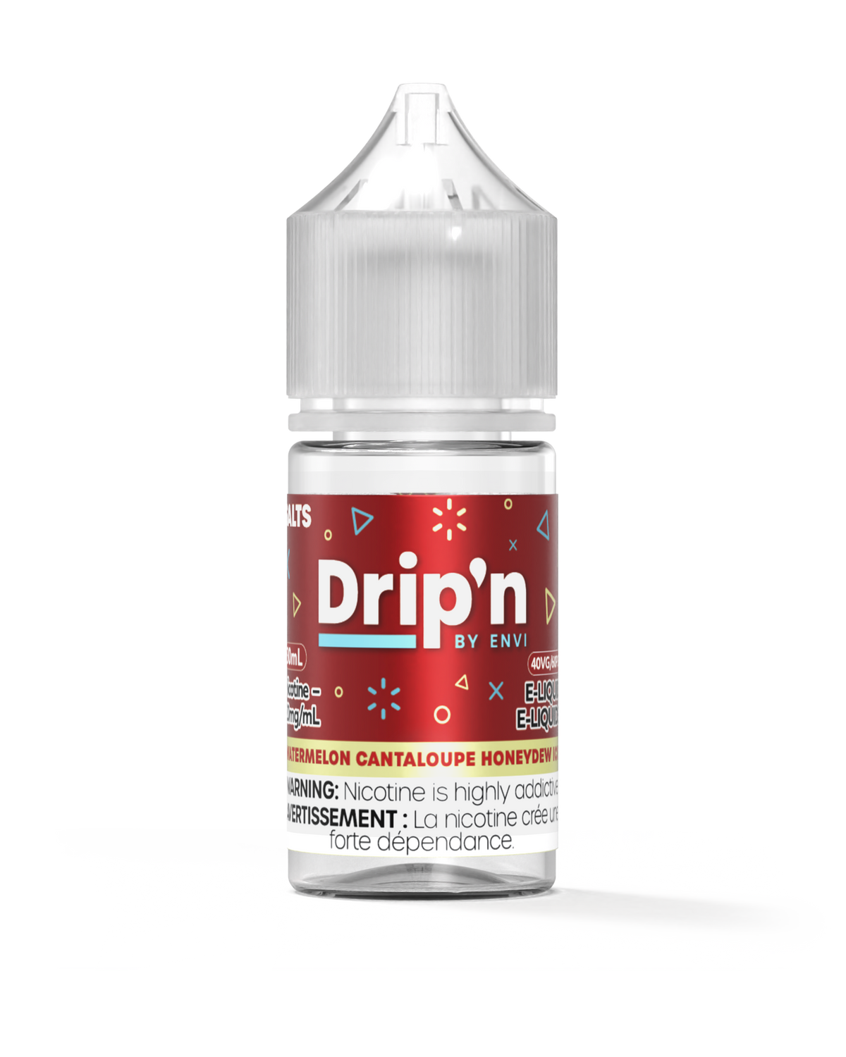 Drip'n by Envi E-Liquid 30ml Watermelon Cantaloupe Honeydew Ice
