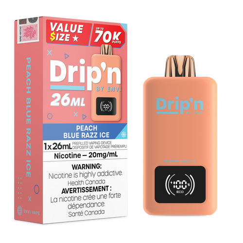 Drip'n 26ml 20mg 70k Peach Bluye Razz Ice