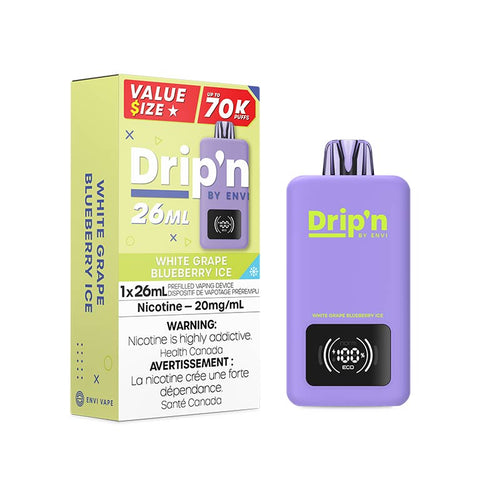 Drip'n 26ml 20mg 70k White Grape Blueberry Ice