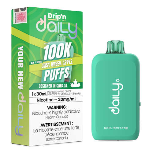 Drip'n Daily 100k Just Green Apple