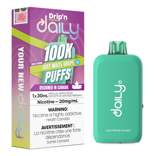 Drip'n Daily 100k Just White Grape