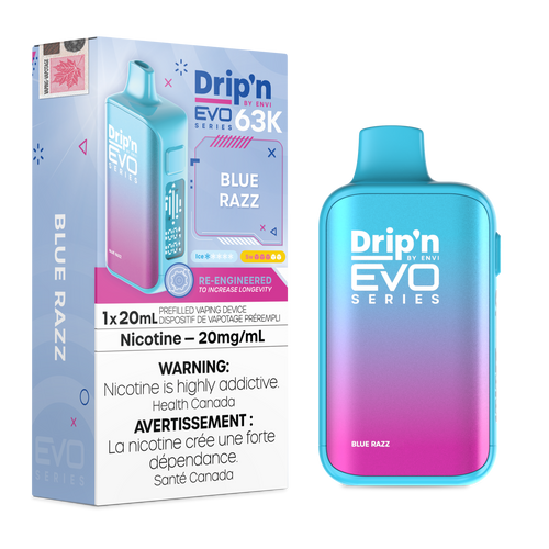 Drip'n Evo 63k Puffs Blue Razz