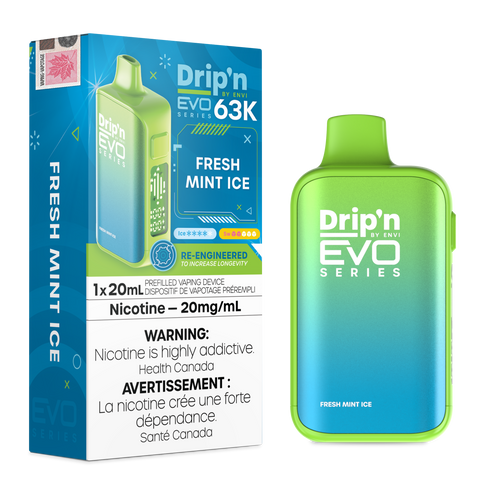 Drip'n Evo 63k Puffs Fresh Mint Ice