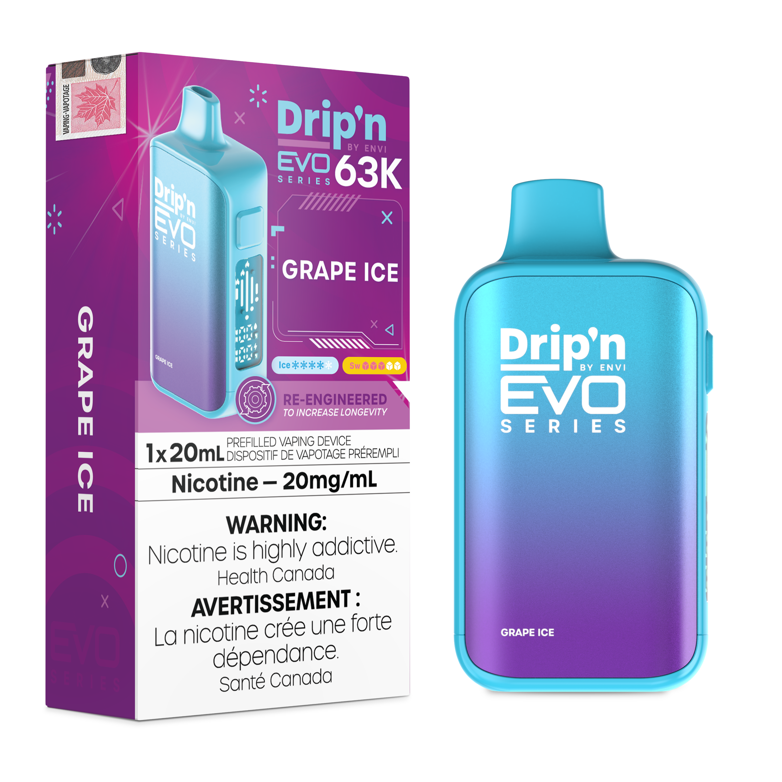 Drip'n Evo 63k Puffs Gape Ice