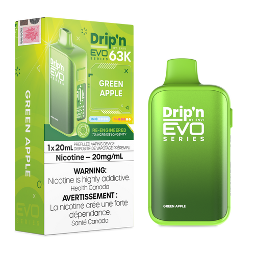 Drip'n Evo 63k Puffs Green Apple