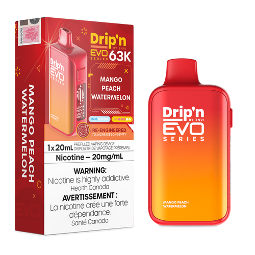 Drip'n Evo 63k Puffs Mango Peach Watermelon