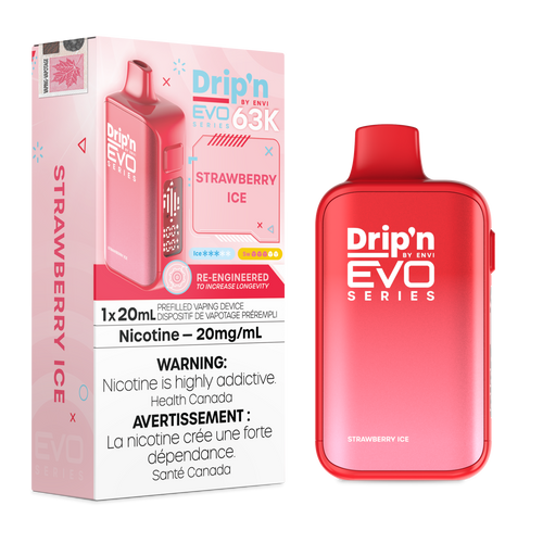 Drip'n Evo 63k Puffs Strawberry Ice