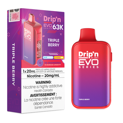 Drip'n Evo 63k Puffs Tripple Berry