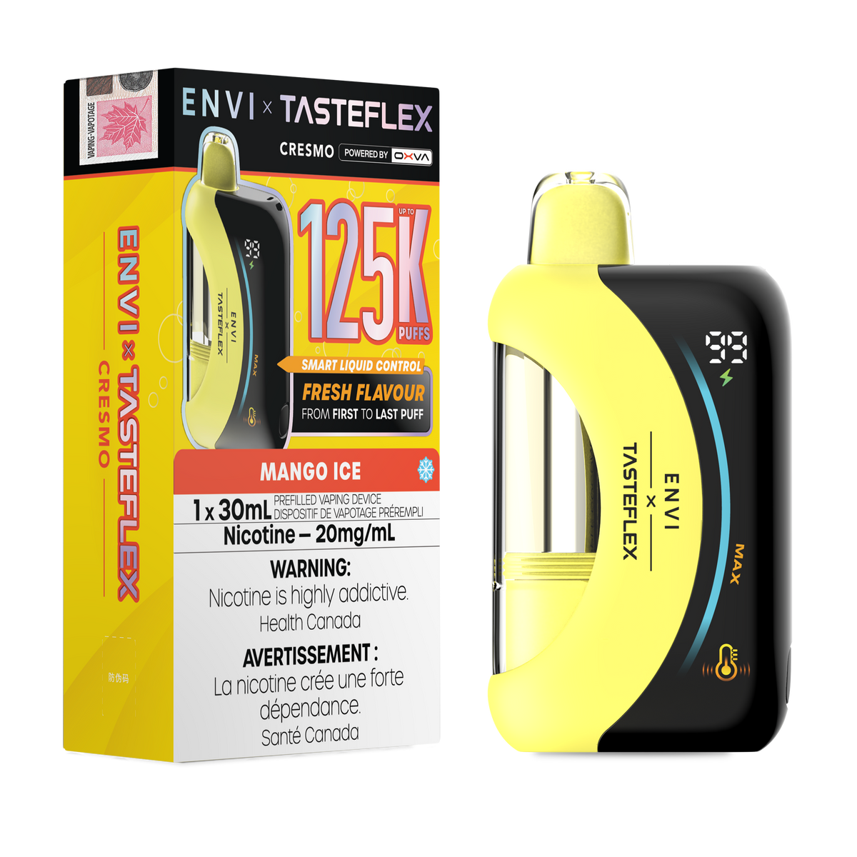 Envi x Tasteflex 125k Mango Ice
