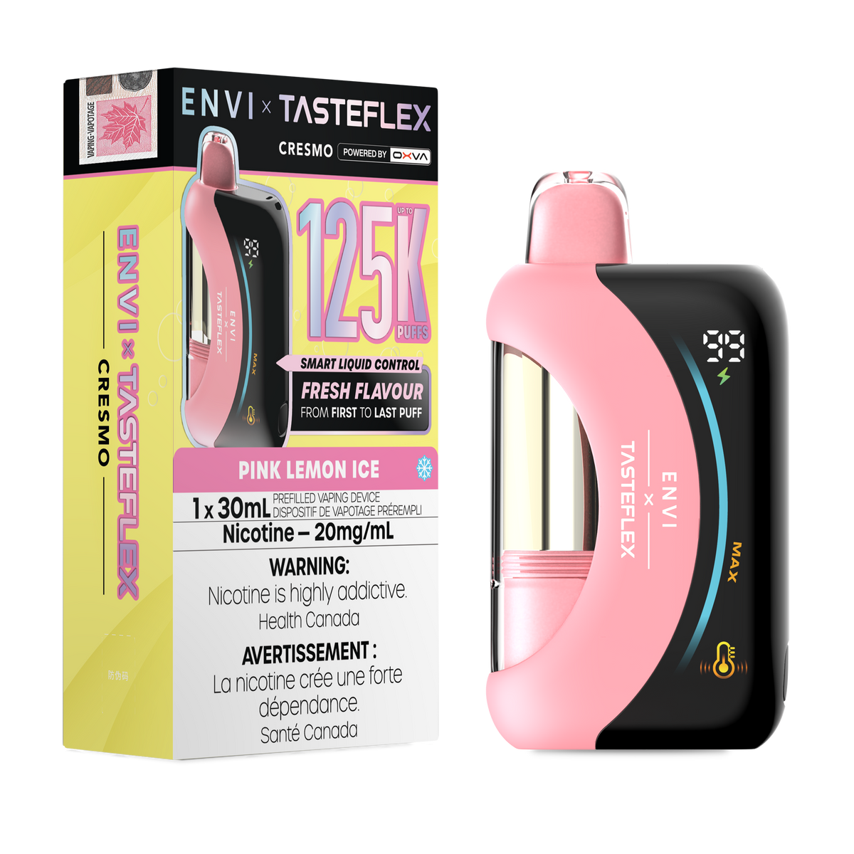 Envi x Tasteflex 125k Pink Lemon Ice