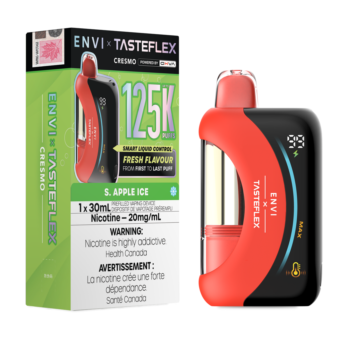 Envi x Tasteflex 125k S. Apple Ice