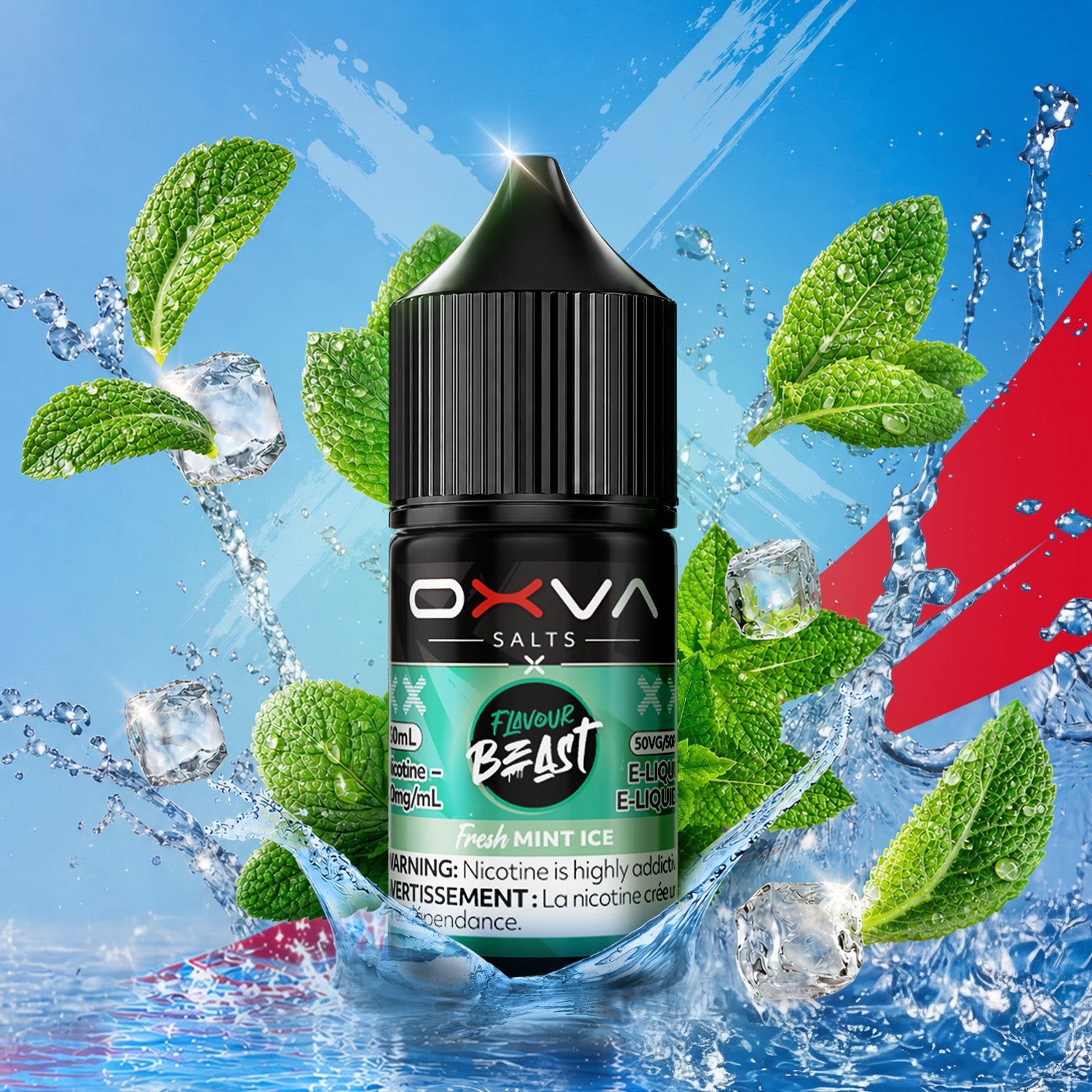 Flavour Beast Oxva 30ml Fresh Mint Ice