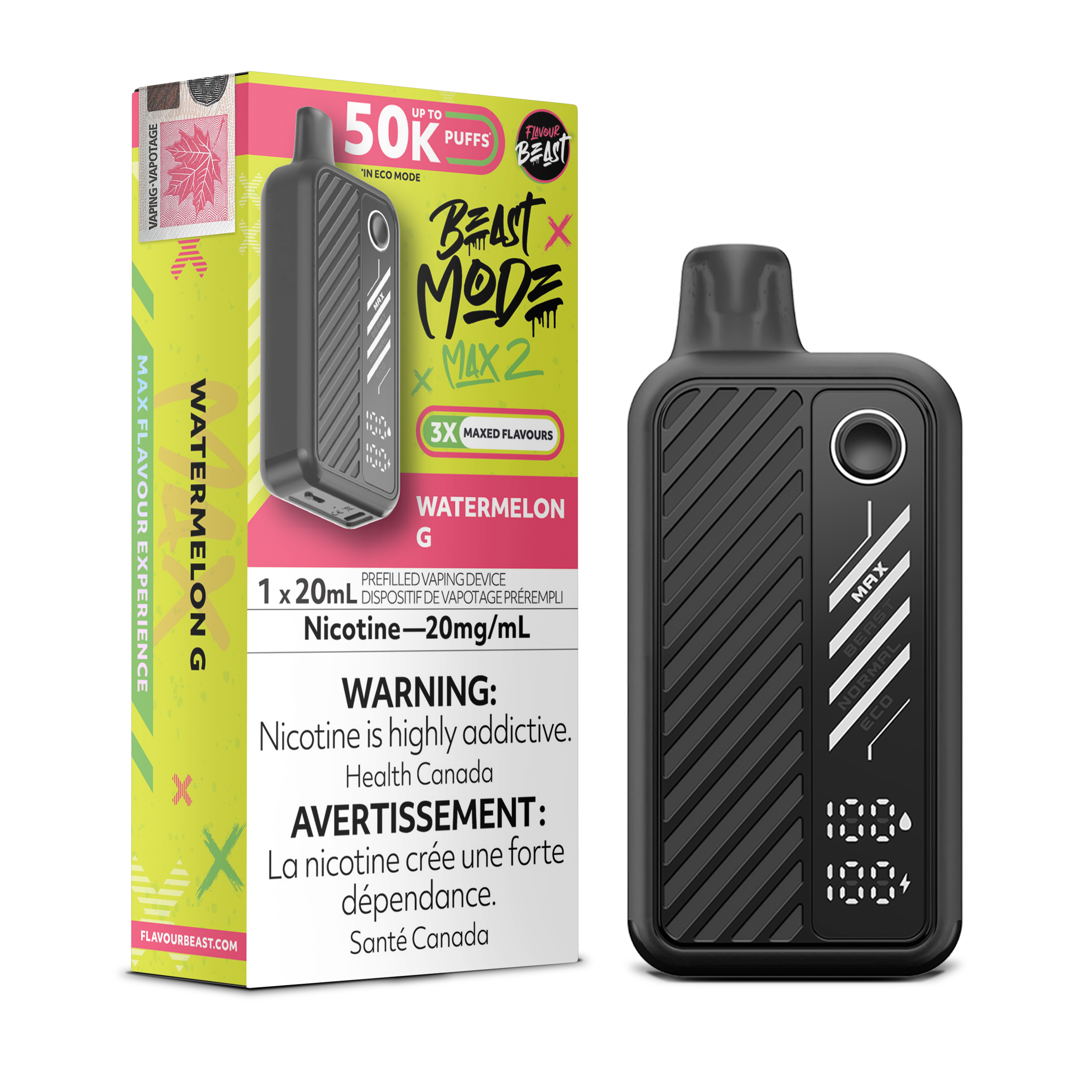 Flavour Beast Mode Max 2 50k Watermelon G
