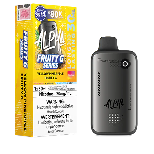 Flavour Beast Alpha Fruity G. Yellow Pineapple. 80k
