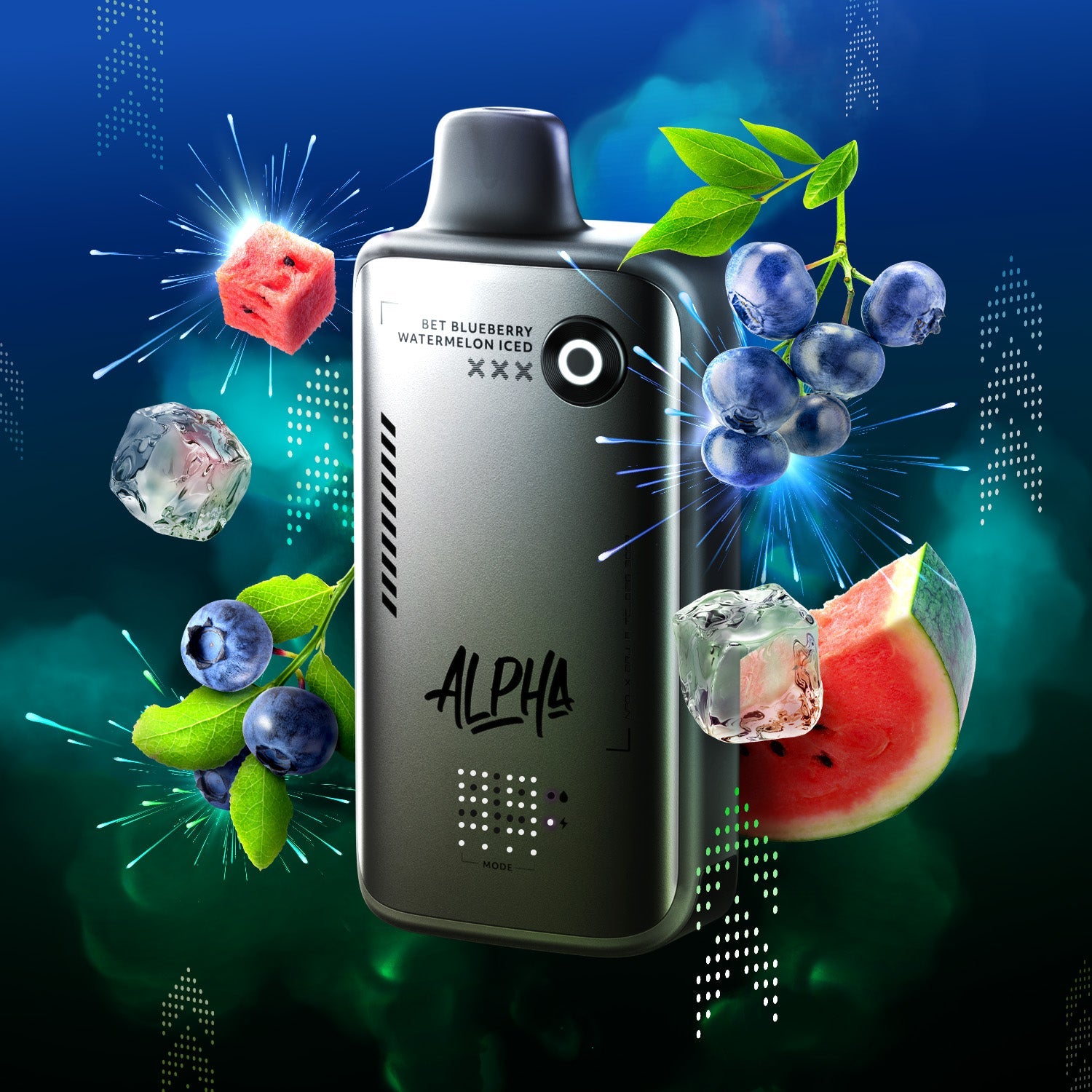 Flavour Beast 80k Alpha Bet Blueberry Watermelon Iced