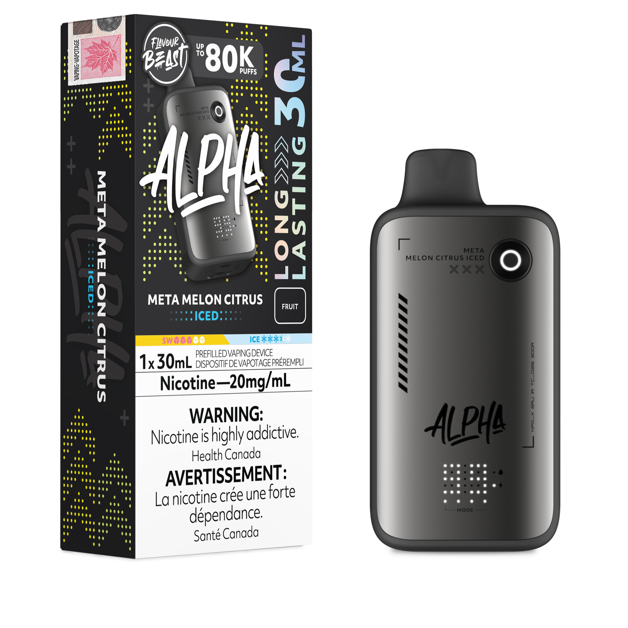 Flavour Beast 80k Alpha Meta Melon Citrus