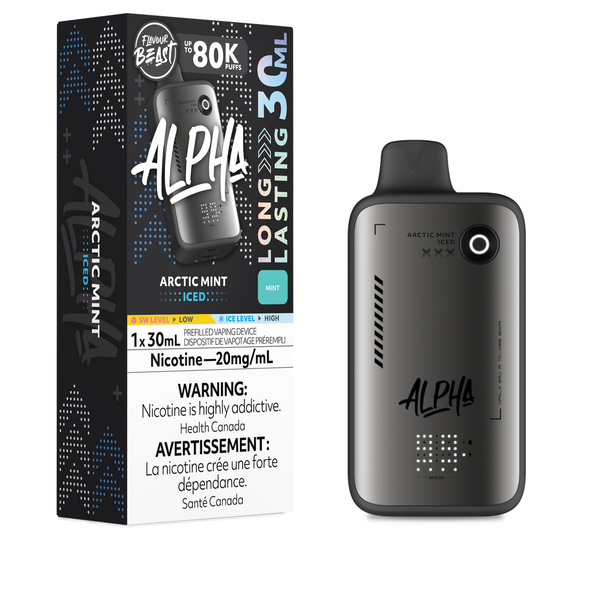 Flavour Beast 80k Alpha Arctic Mint Iced