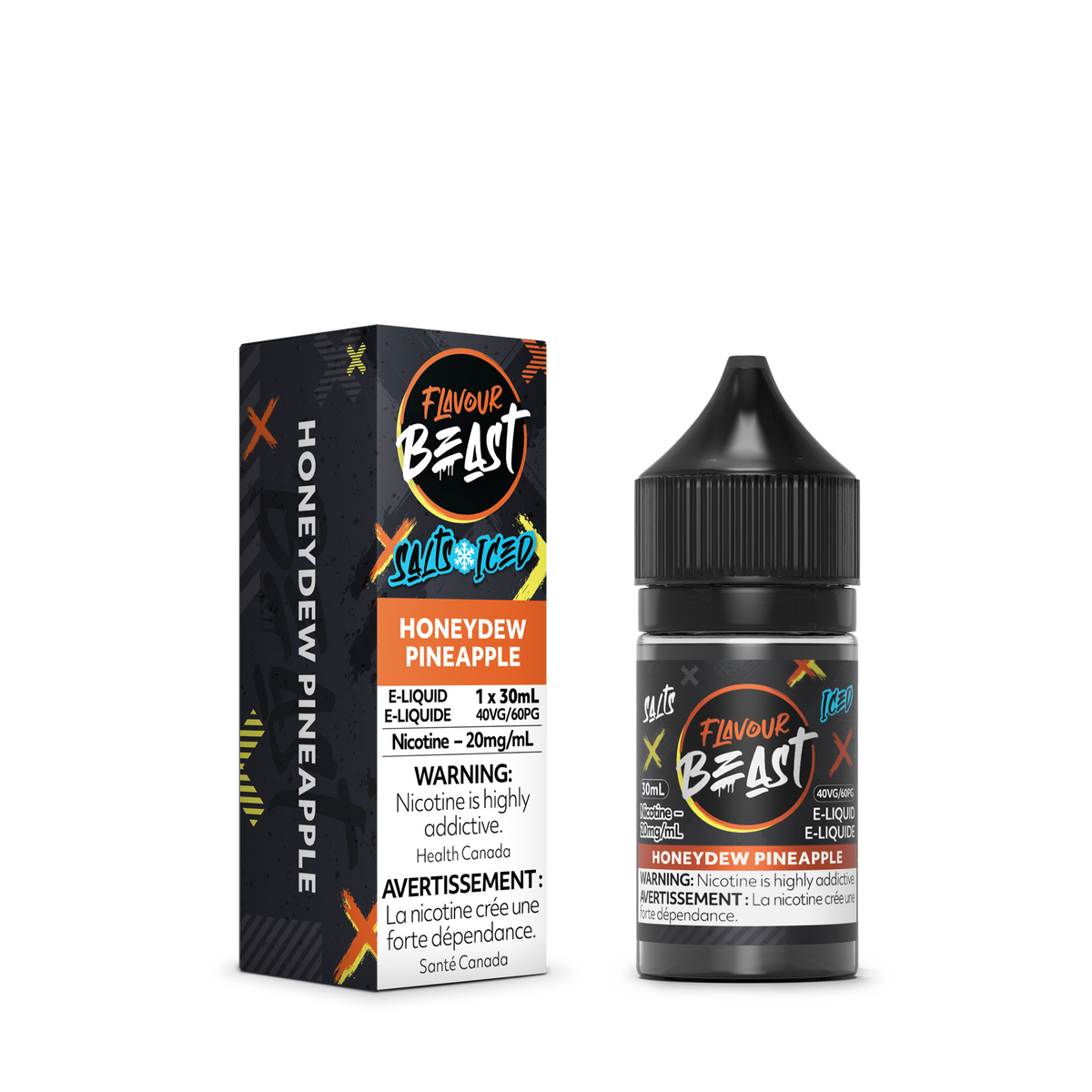 Flavour Beast E-juice 30ml 20mg Honeydew Pineapple