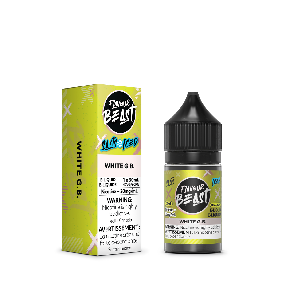 Flavour Beast E-juice 30ml 20mg White G.B.