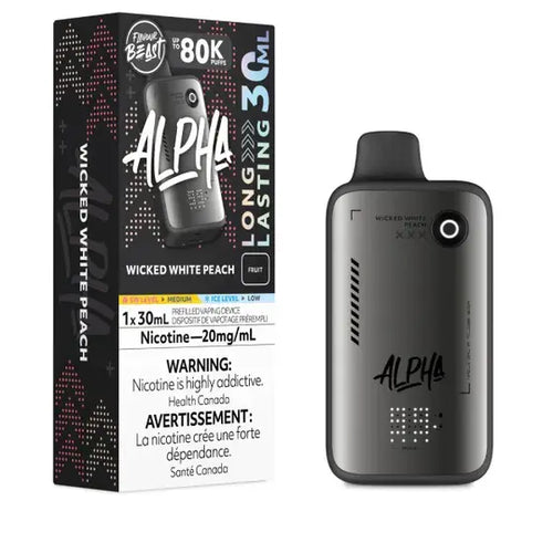 Flavour Beast Alpha 80k Wiched White Peach