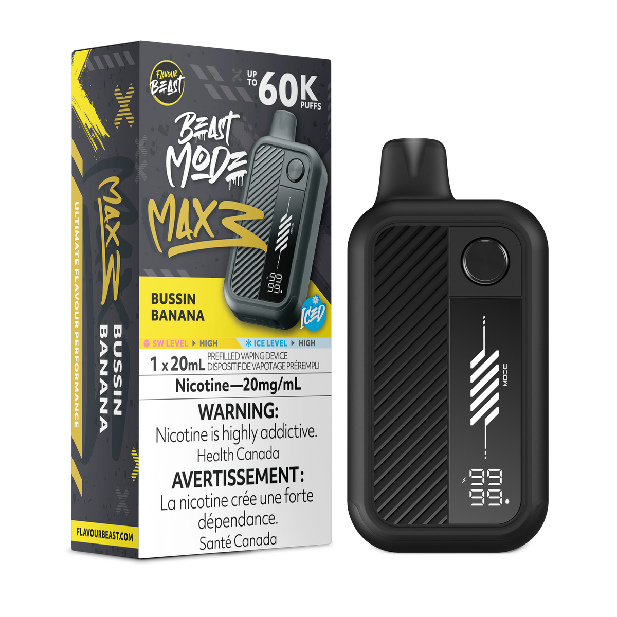 Flavour Beast Beast Mode Max 3 60k Bussin Banana