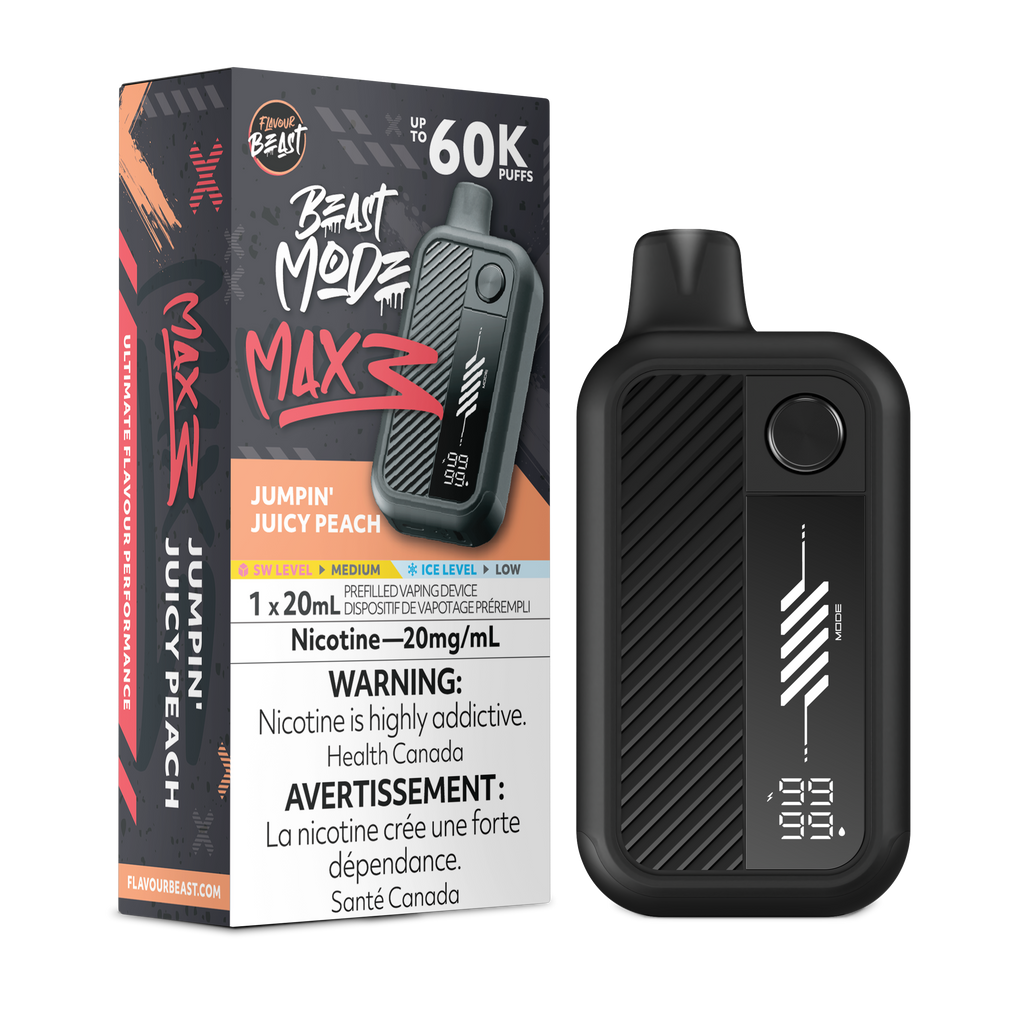 Flavour Beast Beast Mode Max 3 60k Jumpin Juicy Peach