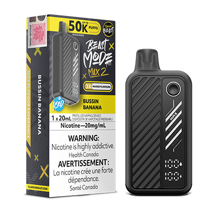 Flavour Beast Mode Max 2 50k  Bussin' Banana Iced