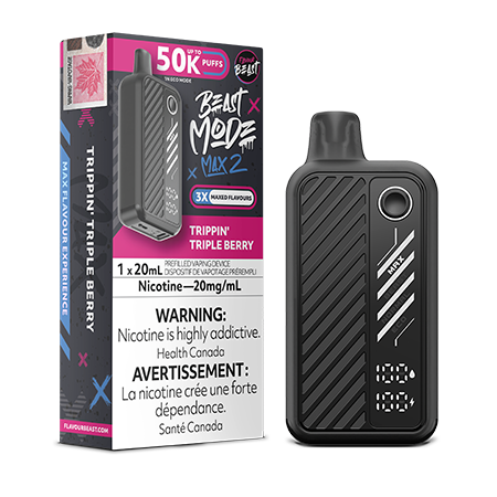 Flavour Beast Mode Max 2 50k  Trippin' Tripple Berry