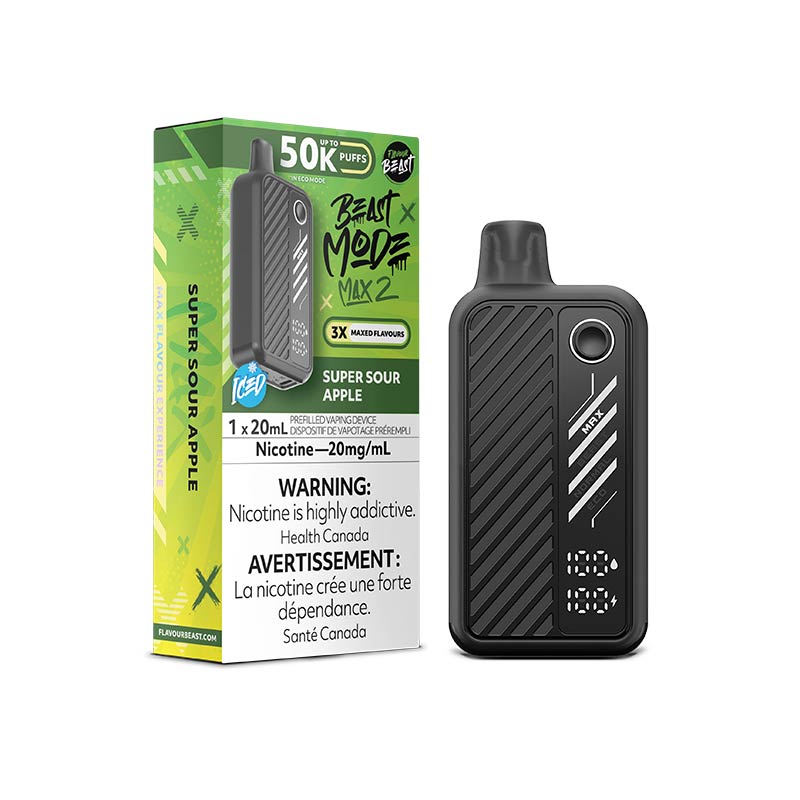 Flavour Beast Mode Max 2 50k Super Sour Apple