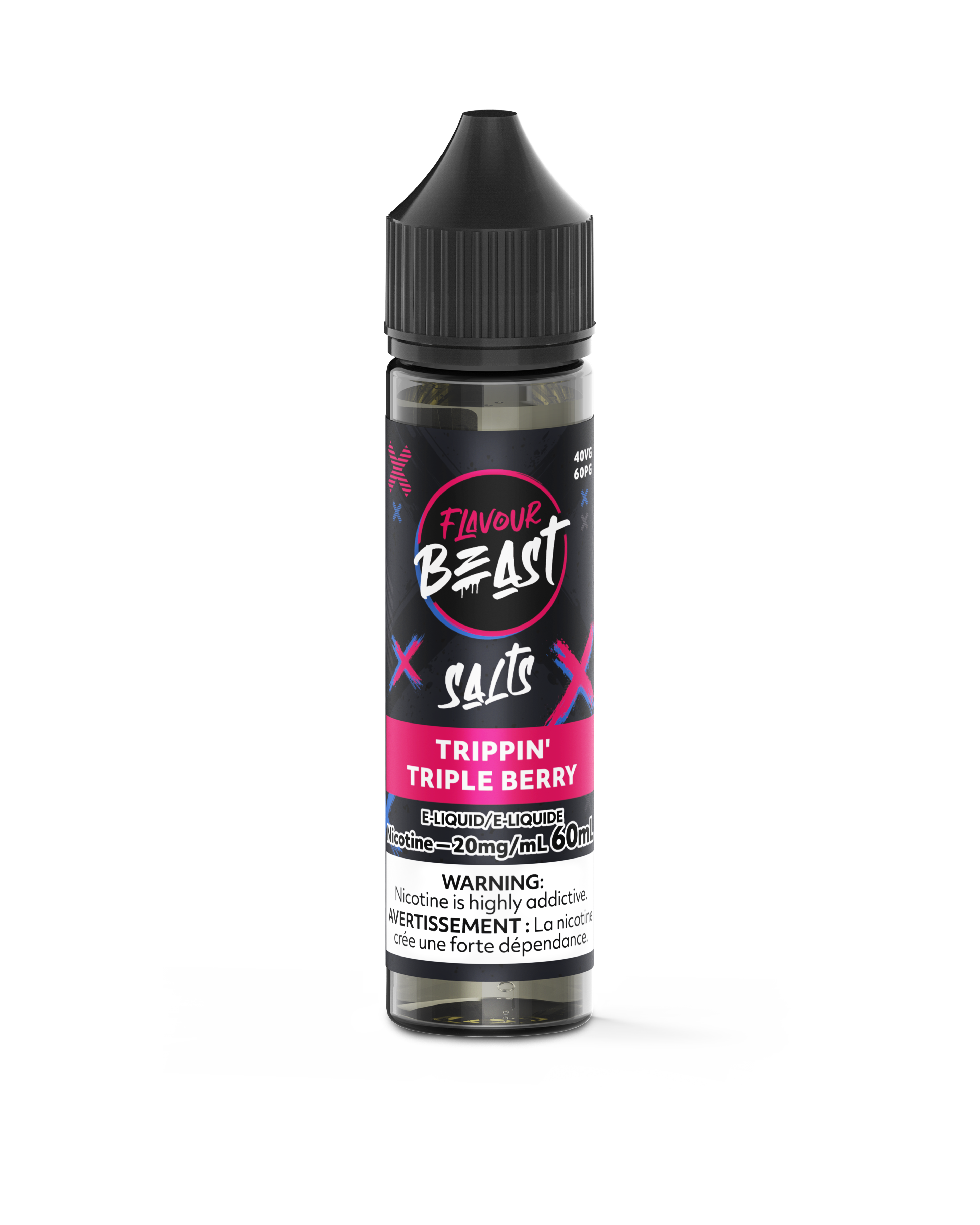Flavour Beast E-juice  60ml 20mg Trippin' Berry