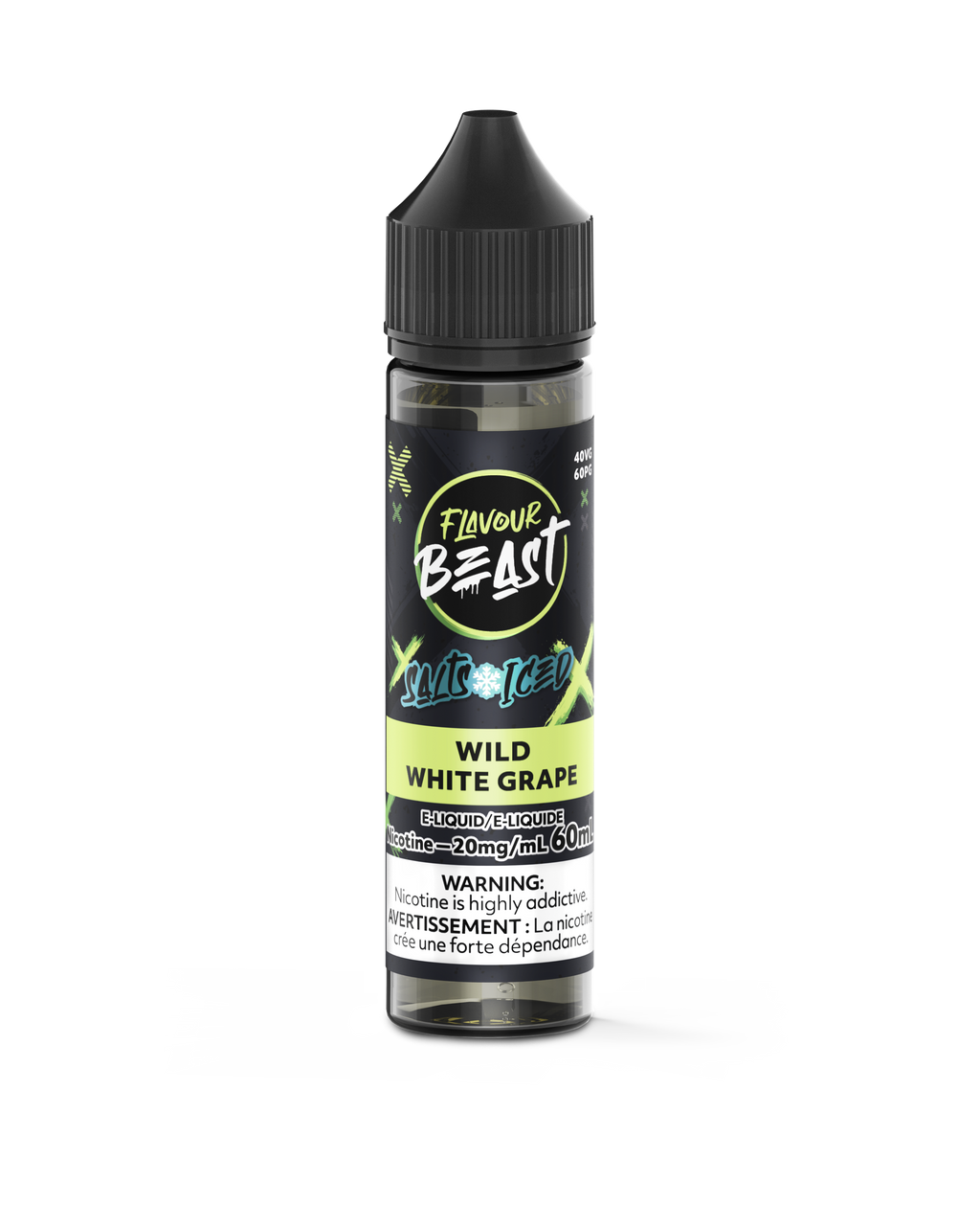 Flavour Beast E-juice 60ml 20mg Wild White Grape