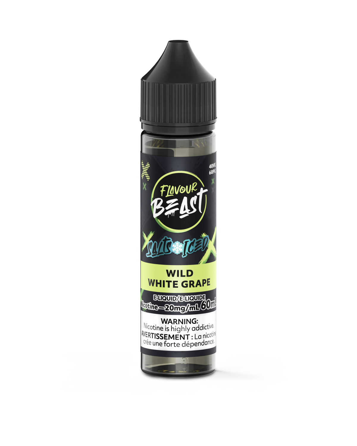 Flavour Beast E-juice 60ml 20mg Wild White Grape
