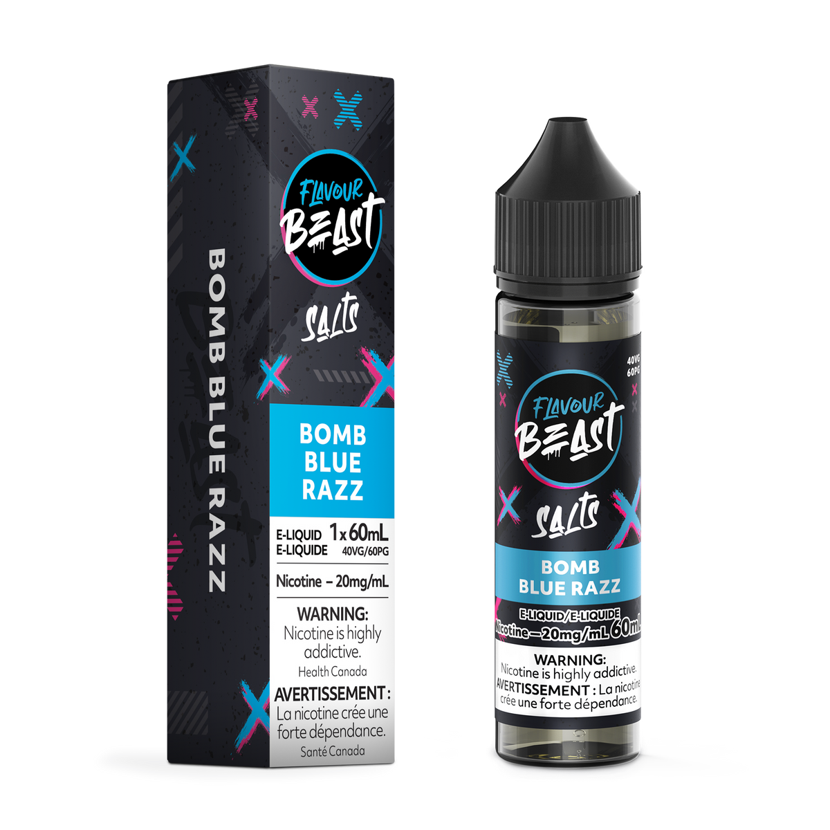 Flavour Beast E Juice 60ml Bomb Blue Razz