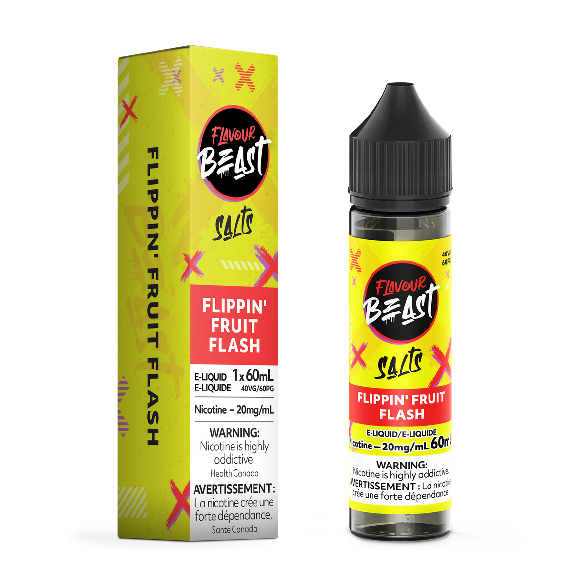 Flavour Beast E-juice 60ml 20mg Flipin' Fruit Flash