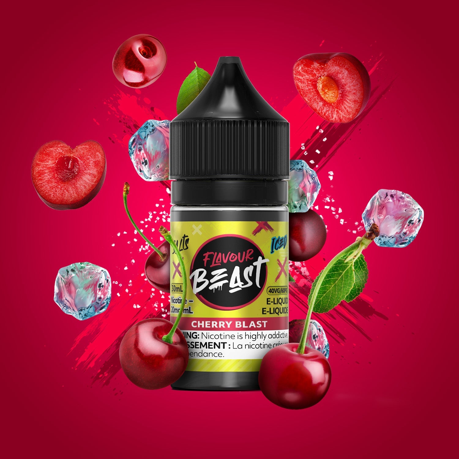 Flavour Beast E-juice 30ml 20mg Cherry Blast
