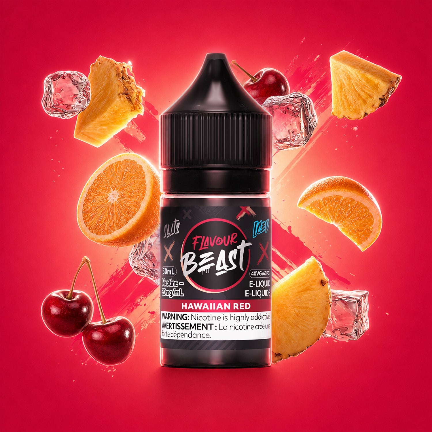Flavour Beast E-juice 30ml 20mg Hawaiian Red