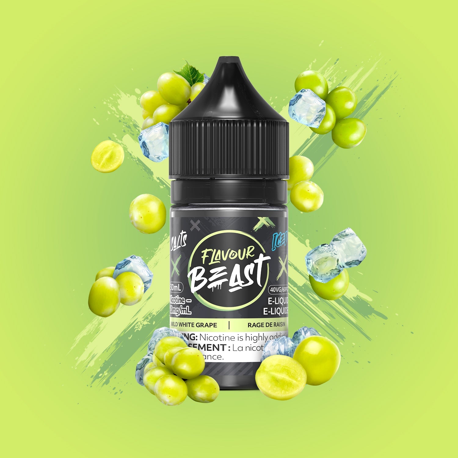 Flavour Beast E-juice 30ml 20mg Wild White Grape