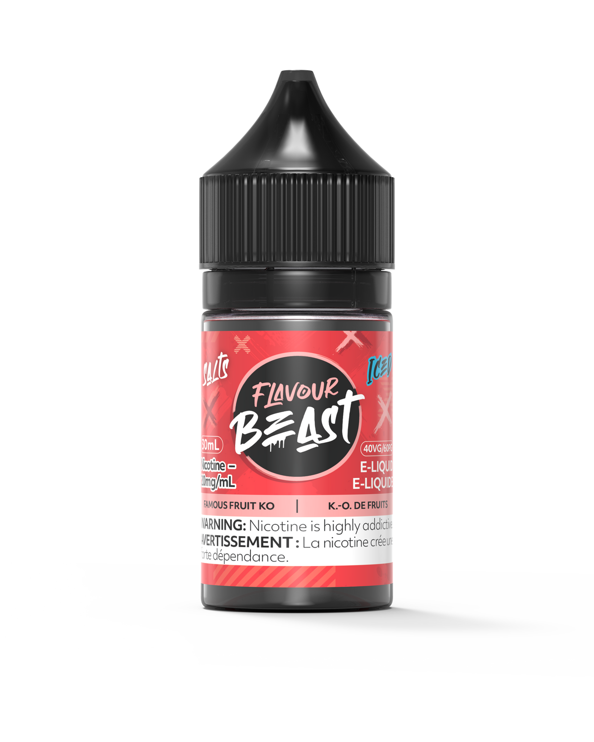Flavour Beast E-juice 30ml 20mg Famous Fruit Ko