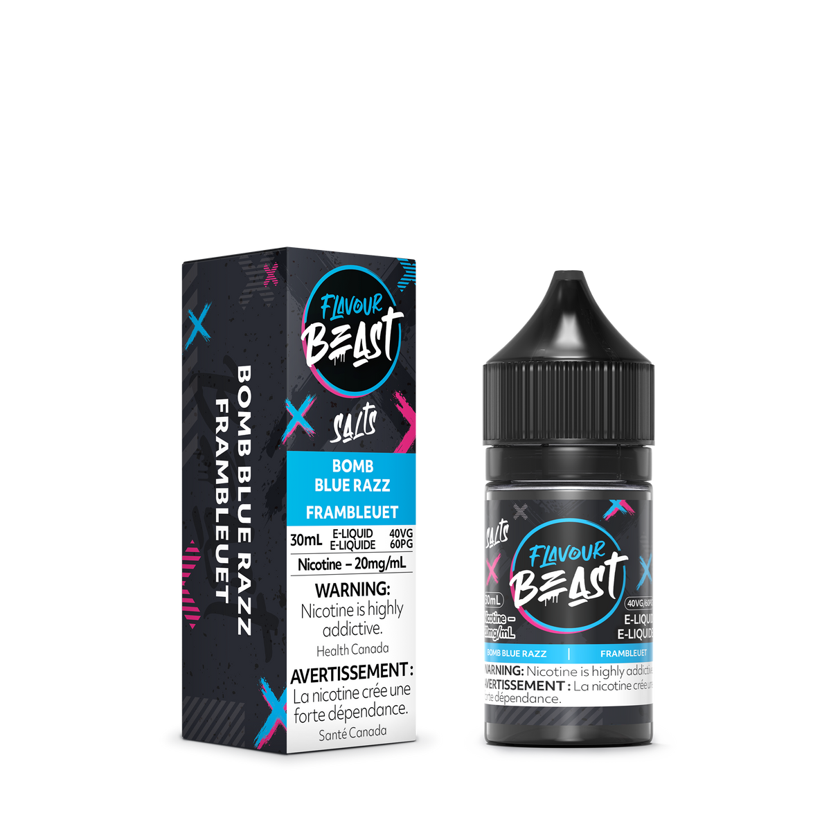 Flavour Beast E-juice 30ml 20mg Bomb Blue Razz