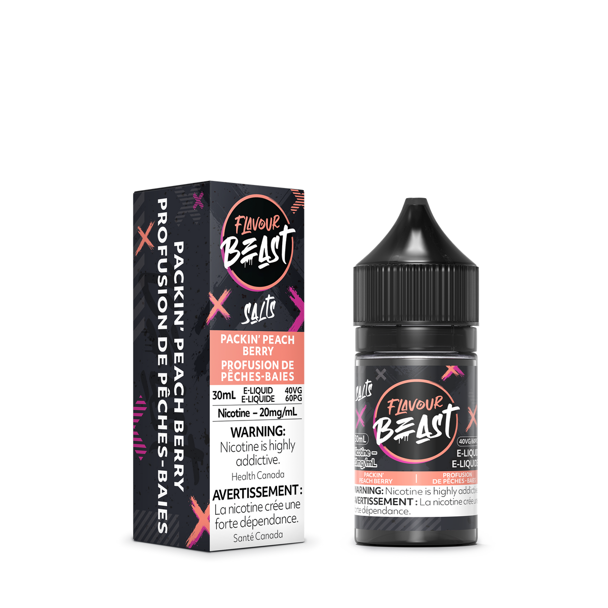 Flavour Beast E-juice 30ml 20mg Packin' Peach Berry